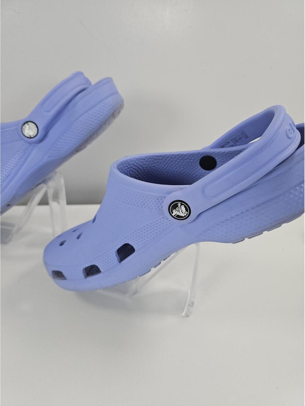 Crocs Lilac Classic Clog Slides - Picture 8 of 13